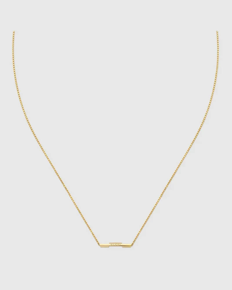 Gucci Link To Love Halskette Mit „" Stabanhänger Undefined