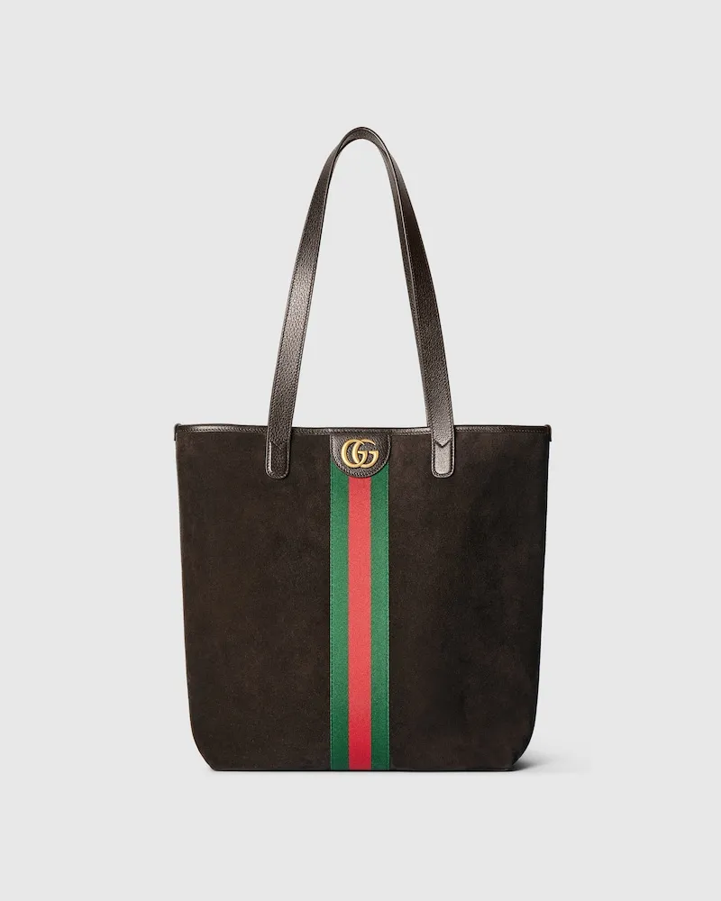 Gucci Mittelgroßer Ophidia Shopper Braun