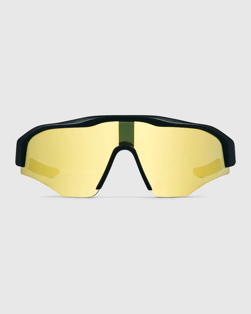 Gucci Sonnenbrille Mit Rechteckigem Rahmen Schwarz