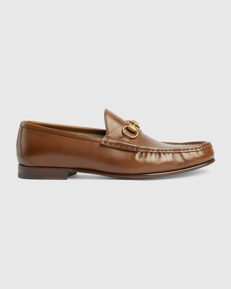 Gucci Horsebit 1953 Herrenloafer, Größe Braun