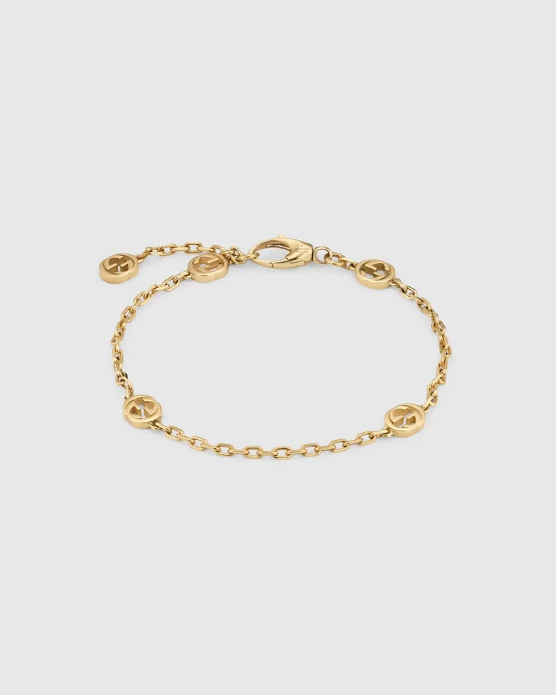 Gucci Interlocking Armband 18 Karat Undefined
