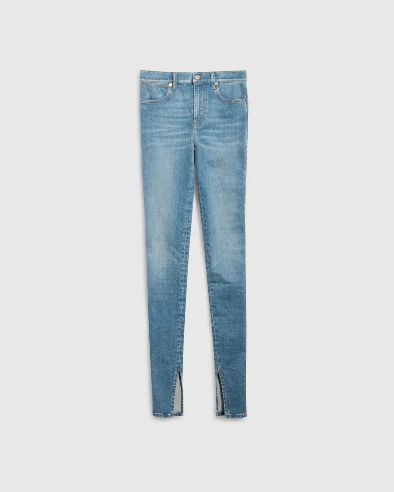 Gucci Hose aus Stretch-Denim, Größe Blau