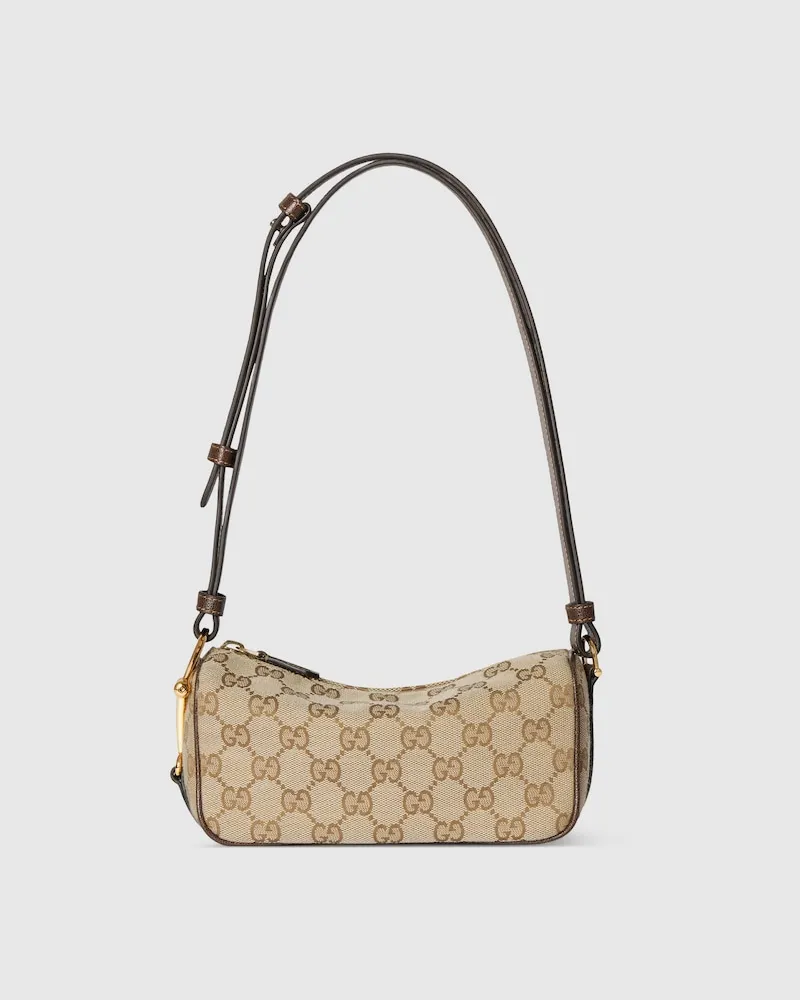 Gucci Half Horsebit Mini-Tasche Beige