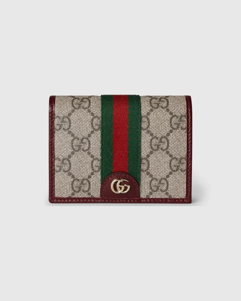 Gucci Kleine Ophidia Brieftasche Beige