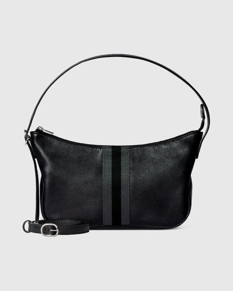 Gucci Kleine Lunetta Umhängetasche Schwarz