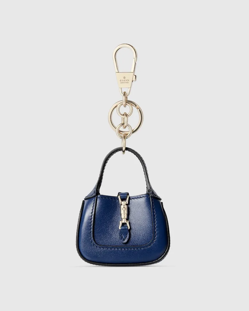 Gucci Schlüsselanhänger Mit Jackie 1961 Blau