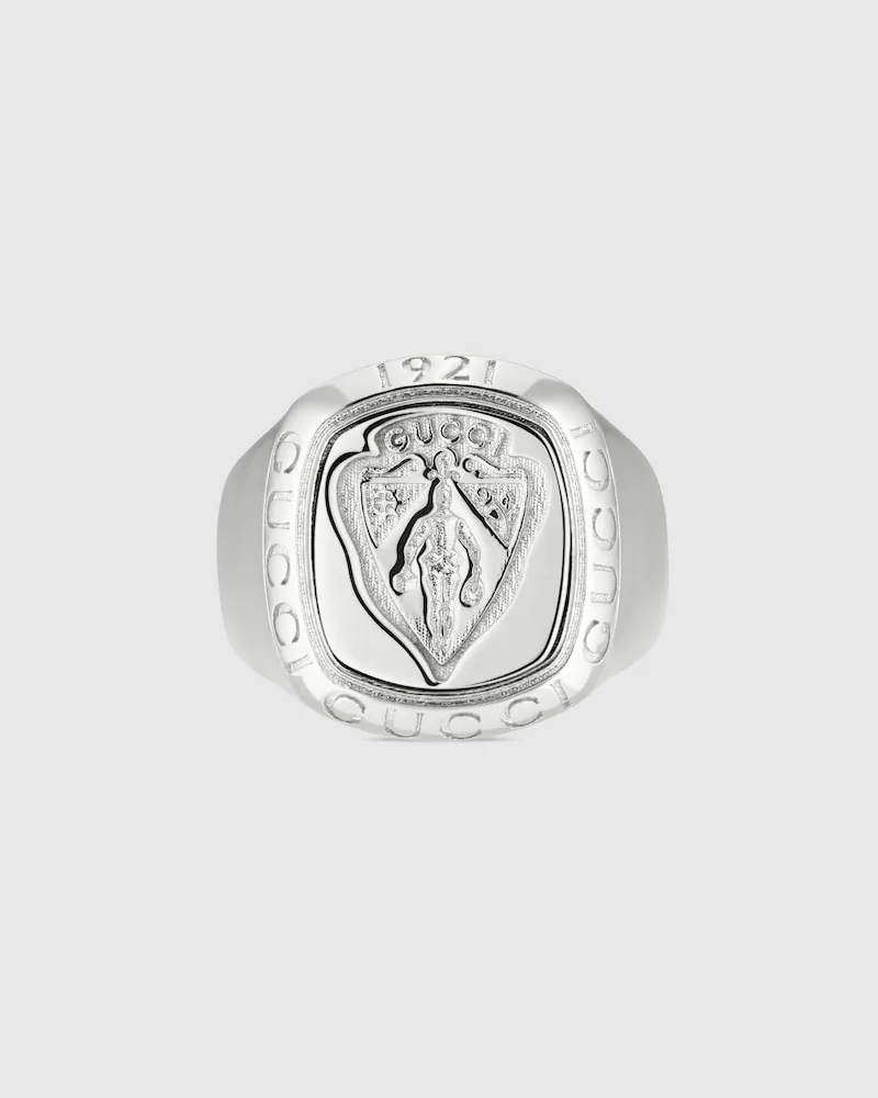 Gucci Crest Siegelring, Größe Undefined