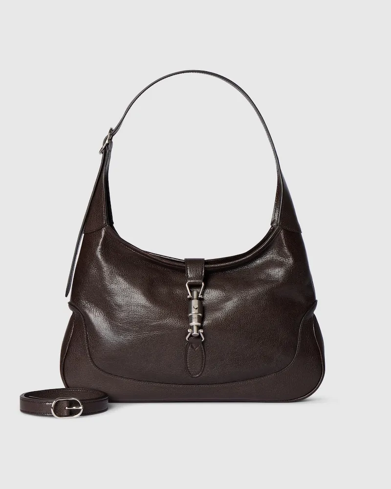 Gucci Sac À Épaule Jackie 1961 Taille Moyenne Marron