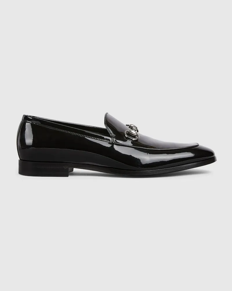 Gucci Herrenloafer Mit Horsebit, Größe Schwarz