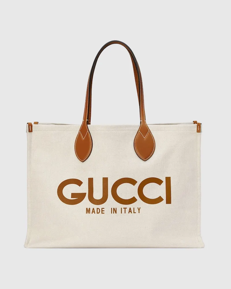 Gucci Maxi-Shopper Weiß