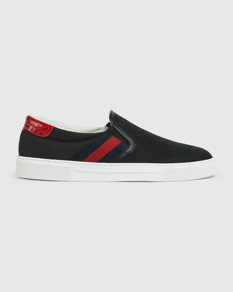 Gucci Ace Slip-on-Herrensneaker, Größe Schwarz