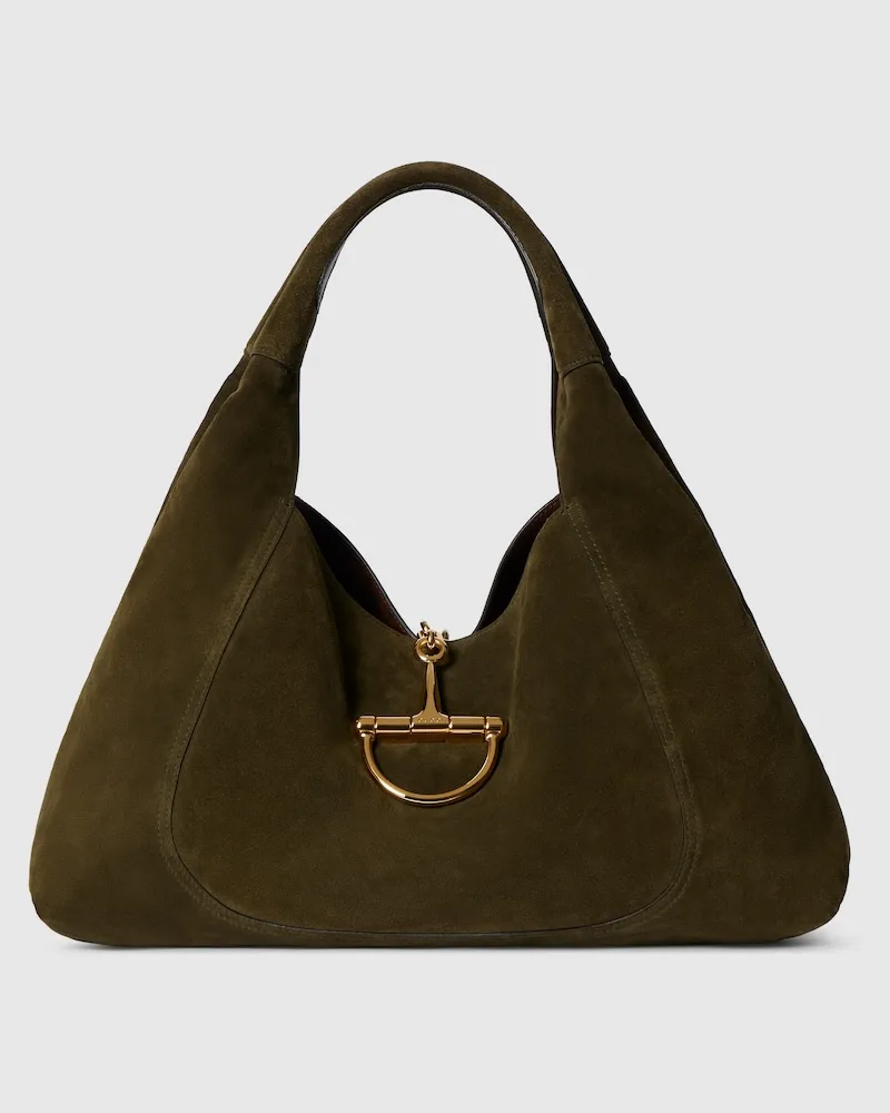 Gucci Sac À Épaule Softbit Maxi Format Vert