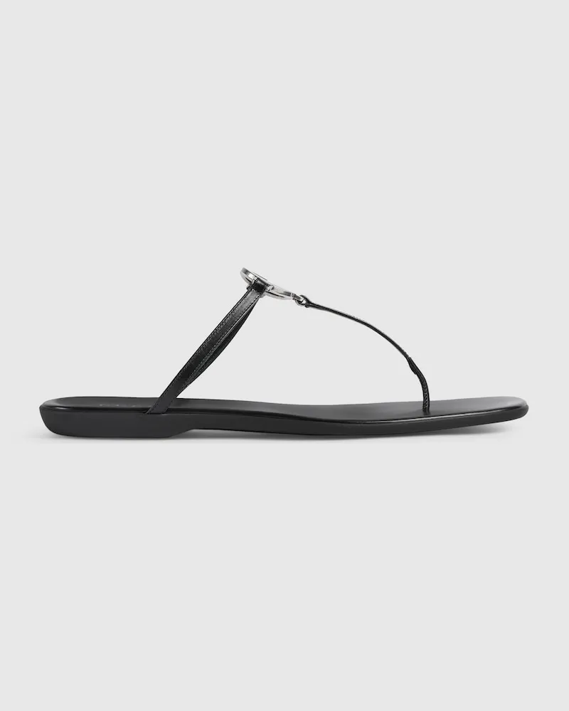 Gucci Herren-Zehensandale Schwarz