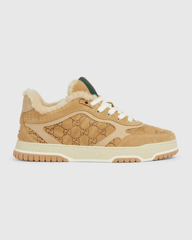 Gucci Re-Web Herrensneaker, Größe Beige