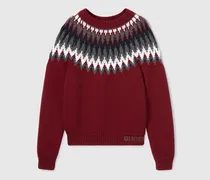 Pullover aus Grobem Wollstrick, Größe