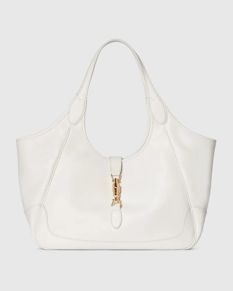 Gucci Mittelgroßer Mercato Shopper Weiß