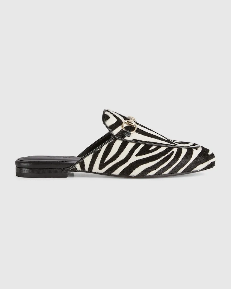 Gucci Princetown Damenslipper, Größe Schwarz