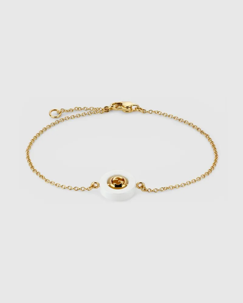 Gucci Interlocking Kettenarmband 18 Karat Gelbgold