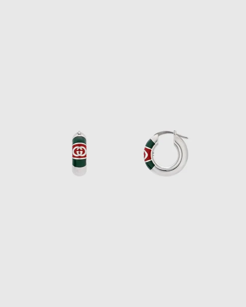 Gucci Ohrringe Mit Web-Detail Undefined