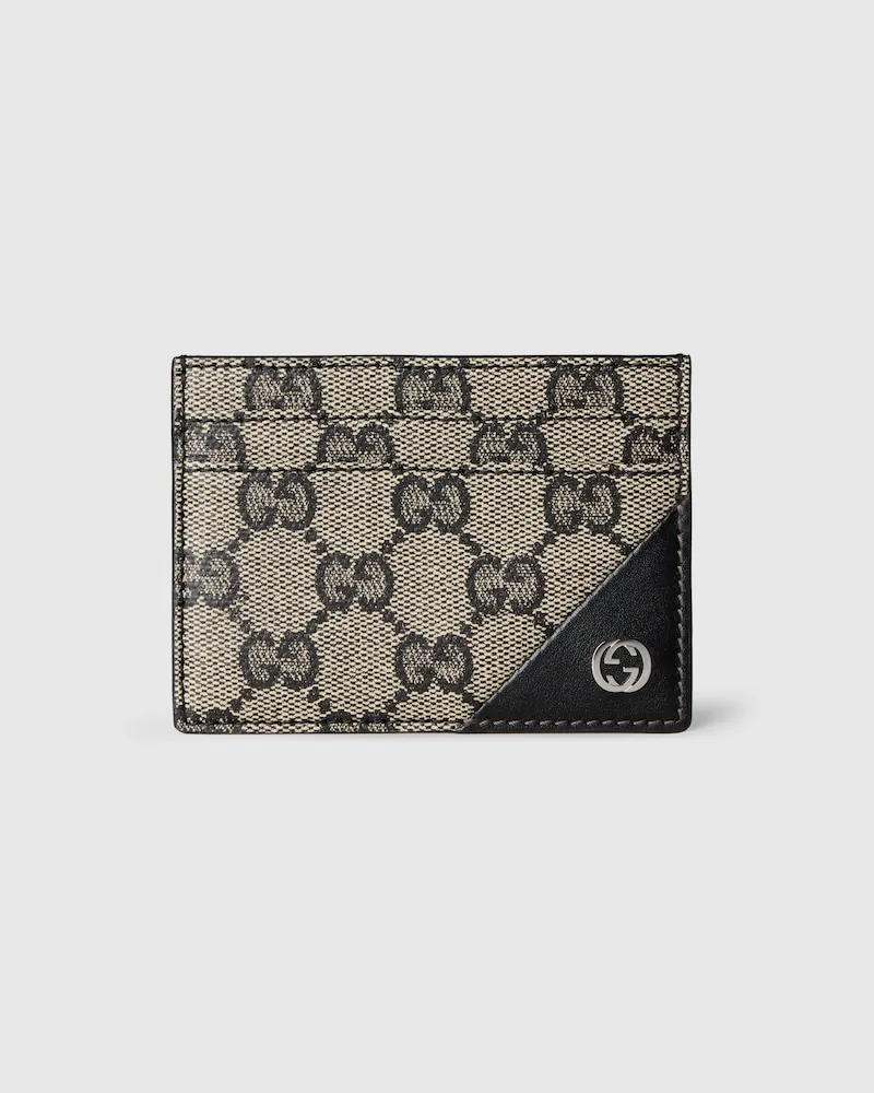 Gucci Kartenetui mit GG Beige