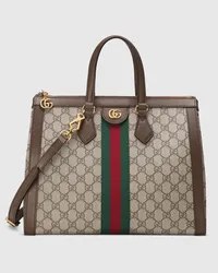 Gucci Mittelgroße Ophidia Henkeltasche Beige