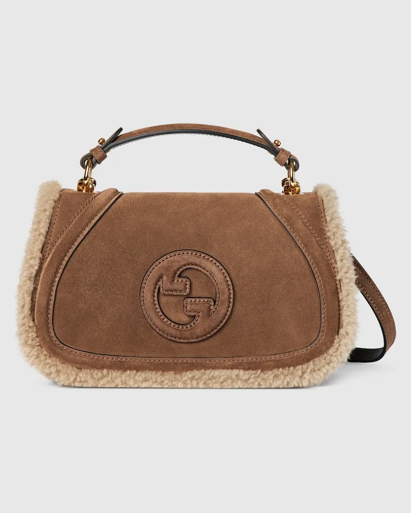 Gucci Mittelgroße Blondie Henkeltasche Braun