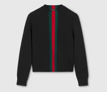 Pullover aus Feinem Wollstrick Mit Web, Größe