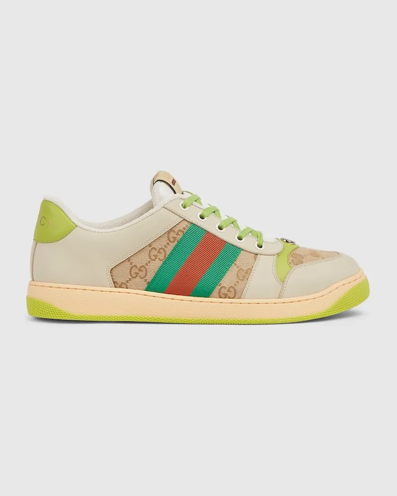 Gucci Screener Herrensneaker, Größe Beige