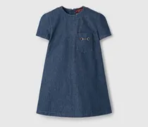 Kleid aus Denim Mit Horsebit, Größe