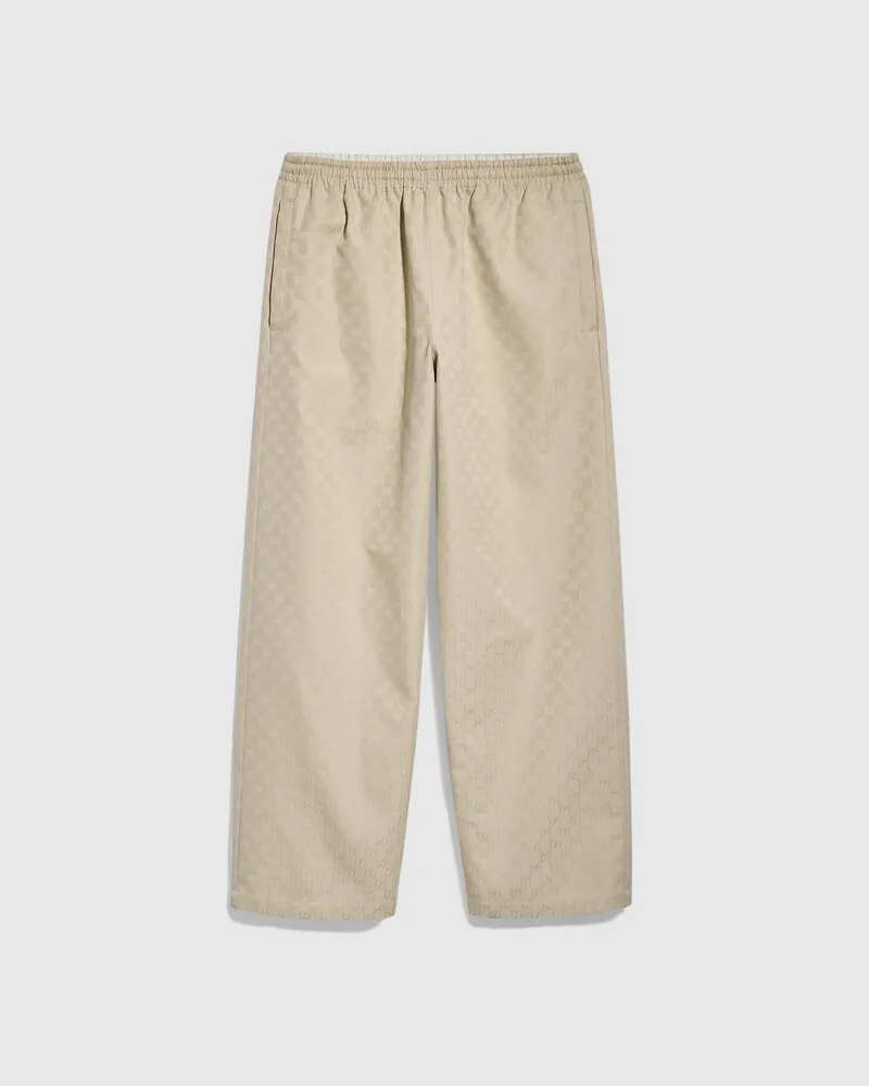 Gucci Hose aus GG Baumwollcanvas, Größe Beige