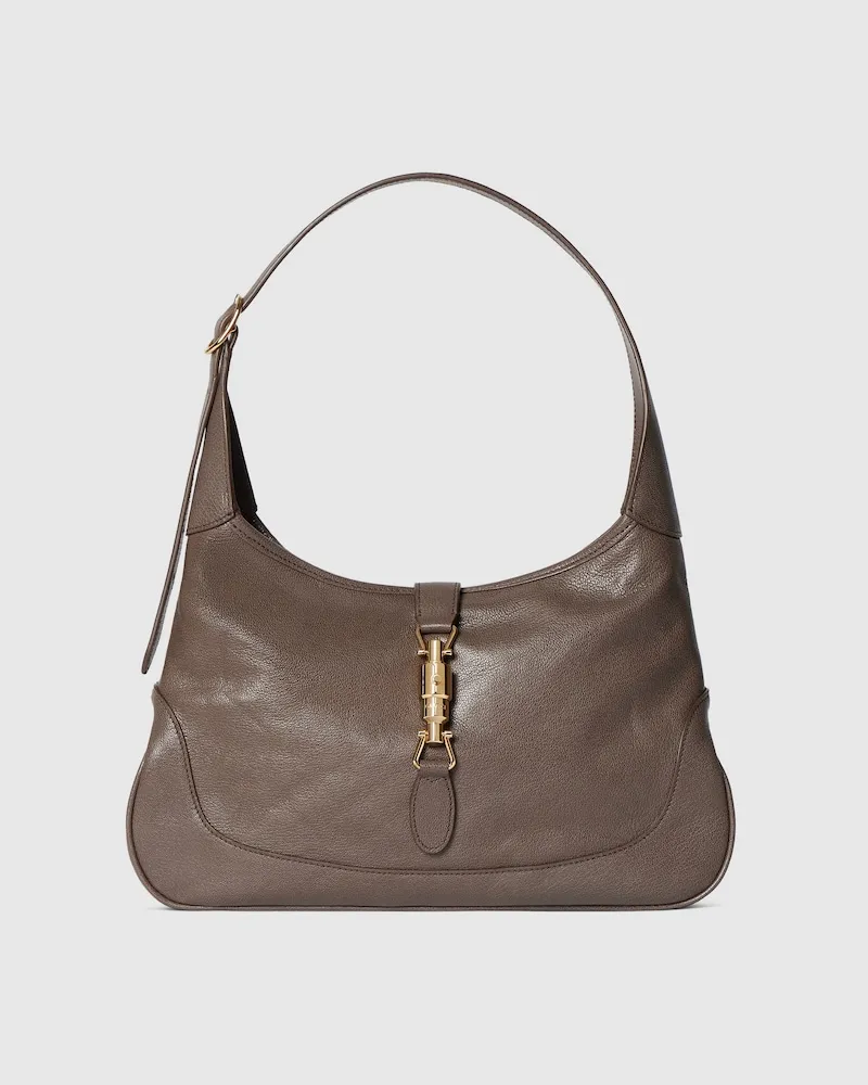 Gucci Mittelgroße Jackie 1961 Schultertasche Braun
