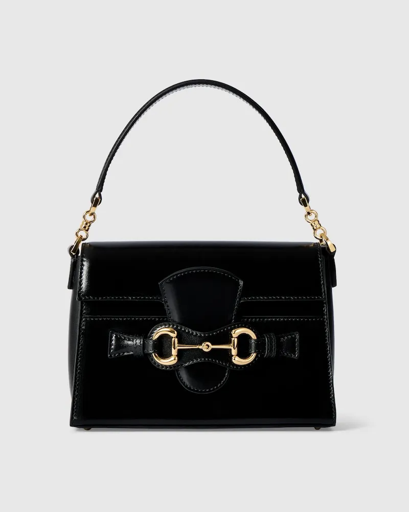 Gucci Horsebit Duomo Kleine Henkeltasche Schwarz