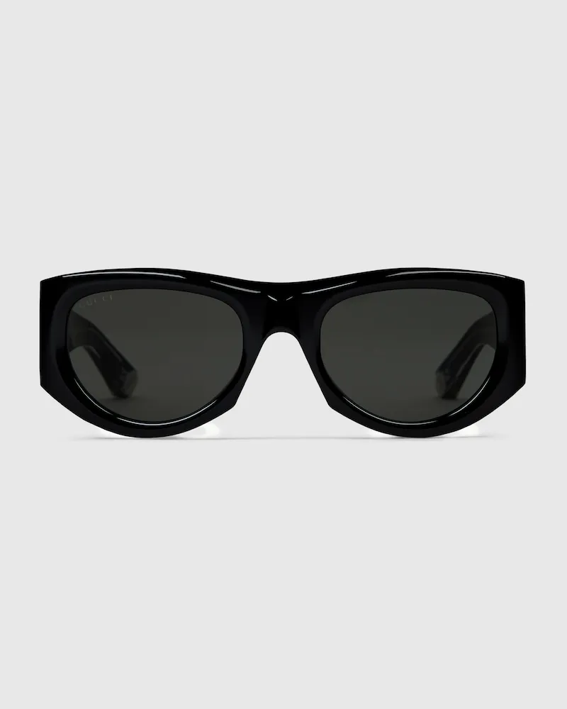 Gucci Sonnenbrille Mit Rechteckigem Rahmen Schwarz