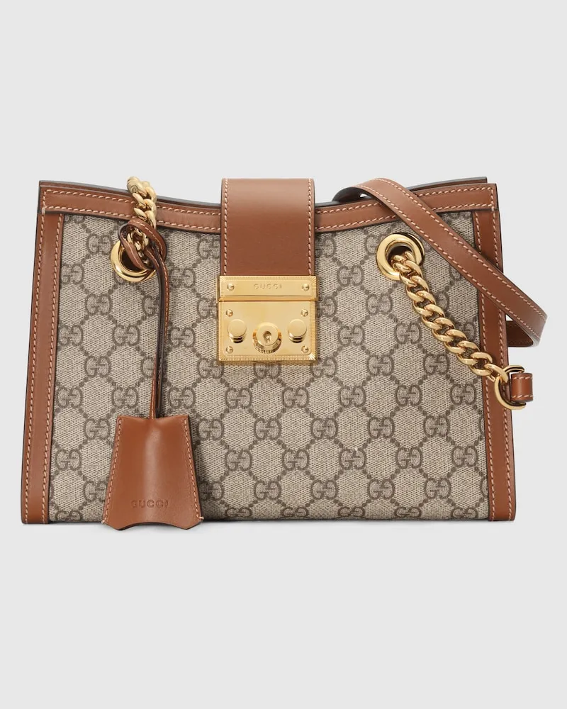 Gucci Mittelgroßer Padlock Shopper Beige