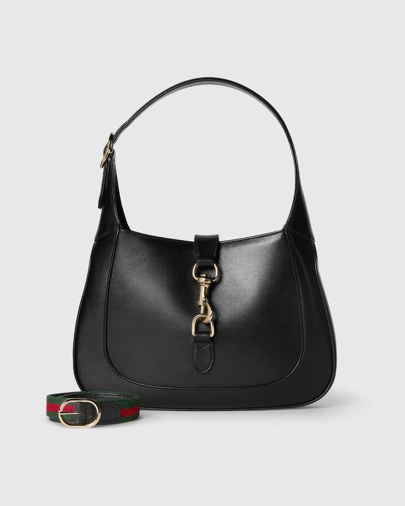 Gucci Mittelgroße Jackie Tasche Schwarz