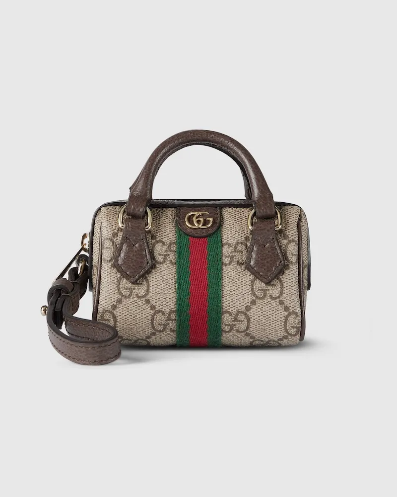 Gucci Ophidia Taschenanhänger Beige