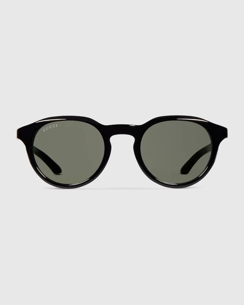Gucci Sonnenbrille Mit Rundem Rahmen Schwarz