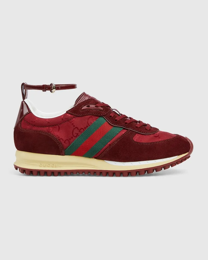 Gucci Re-Motion Damensneaker, Größe Bordeauxrot