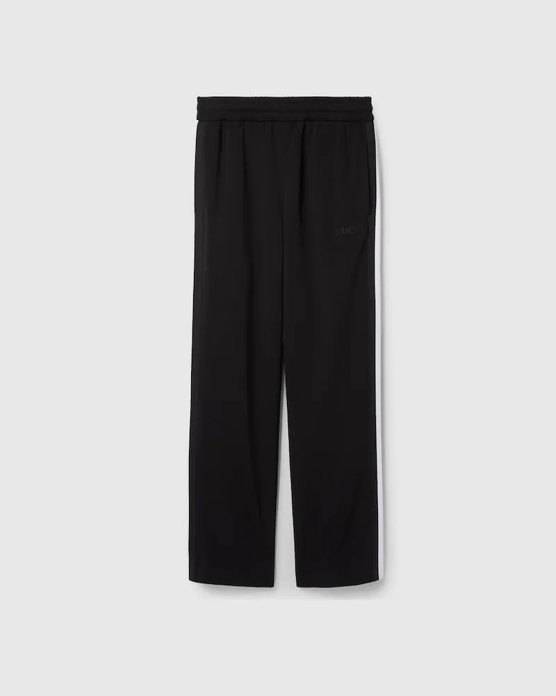 Gucci Hose aus Technischem Jersey, Größe Schwarz