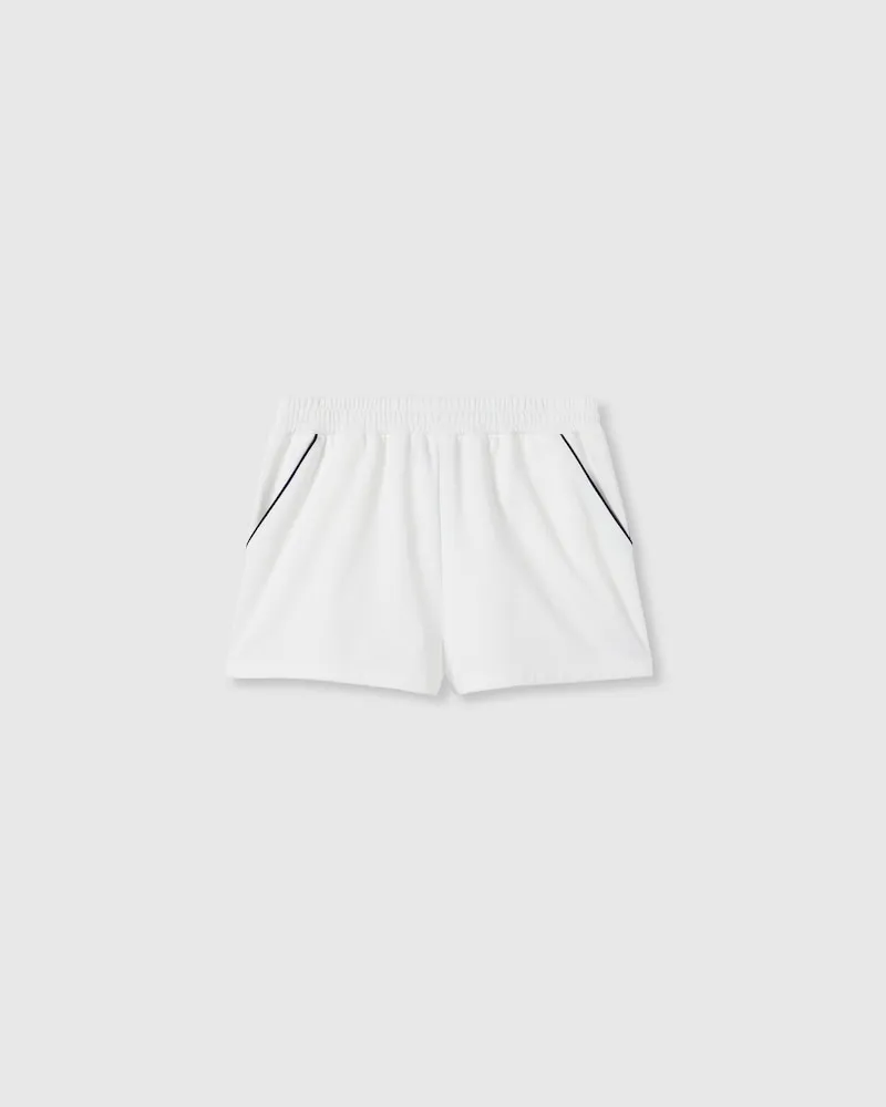 Gucci Shorts aus Technischem Jersey Mit Web, Größe Weiß