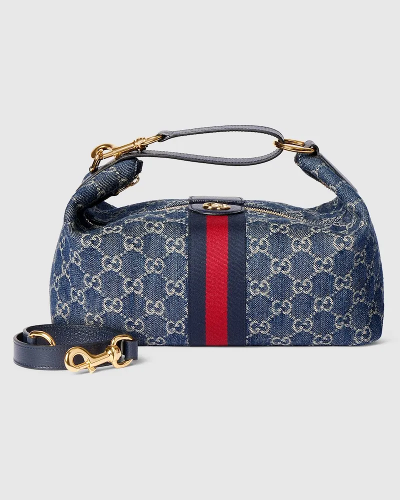 Gucci Mittelgroße Vanity Henkeltasche Blau