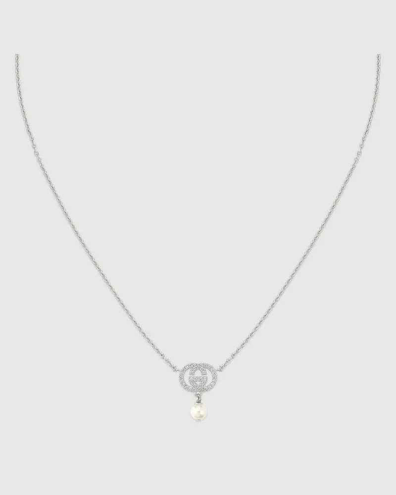 Gucci Halskette Mit Kristallen Und Perlen Undefined