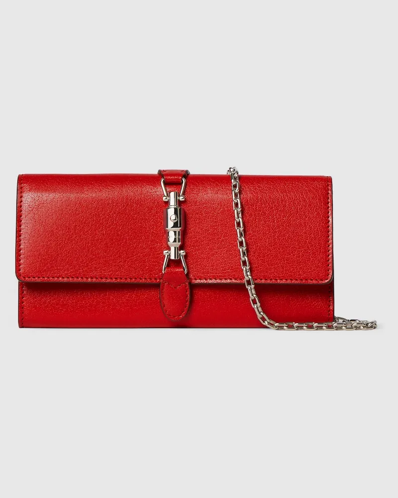 Gucci Jackie Brieftasche An Der Kette Rot