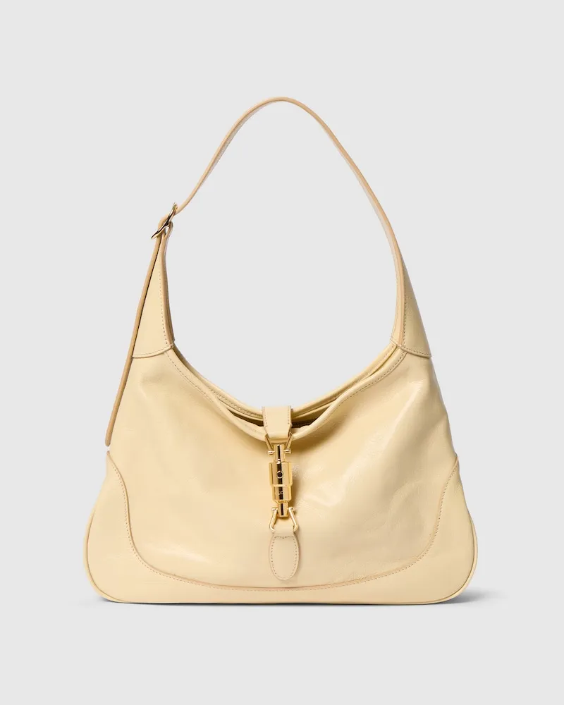 Gucci Mittelgroße Jackie 1961 Schultertasche Gelb