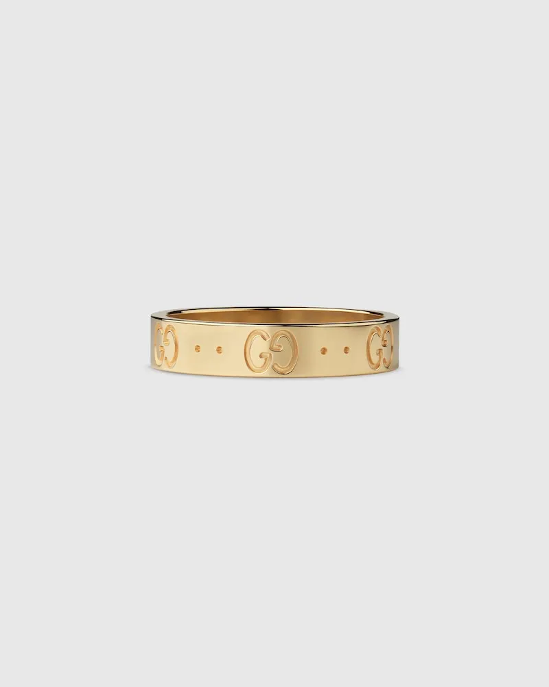 Gucci Icon Bandring In Gelbgold Gelb