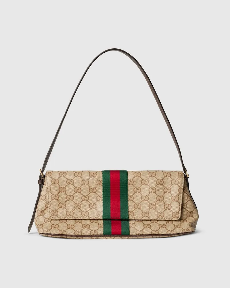 Gucci Madison Mittelgroße Schultertasche Beige