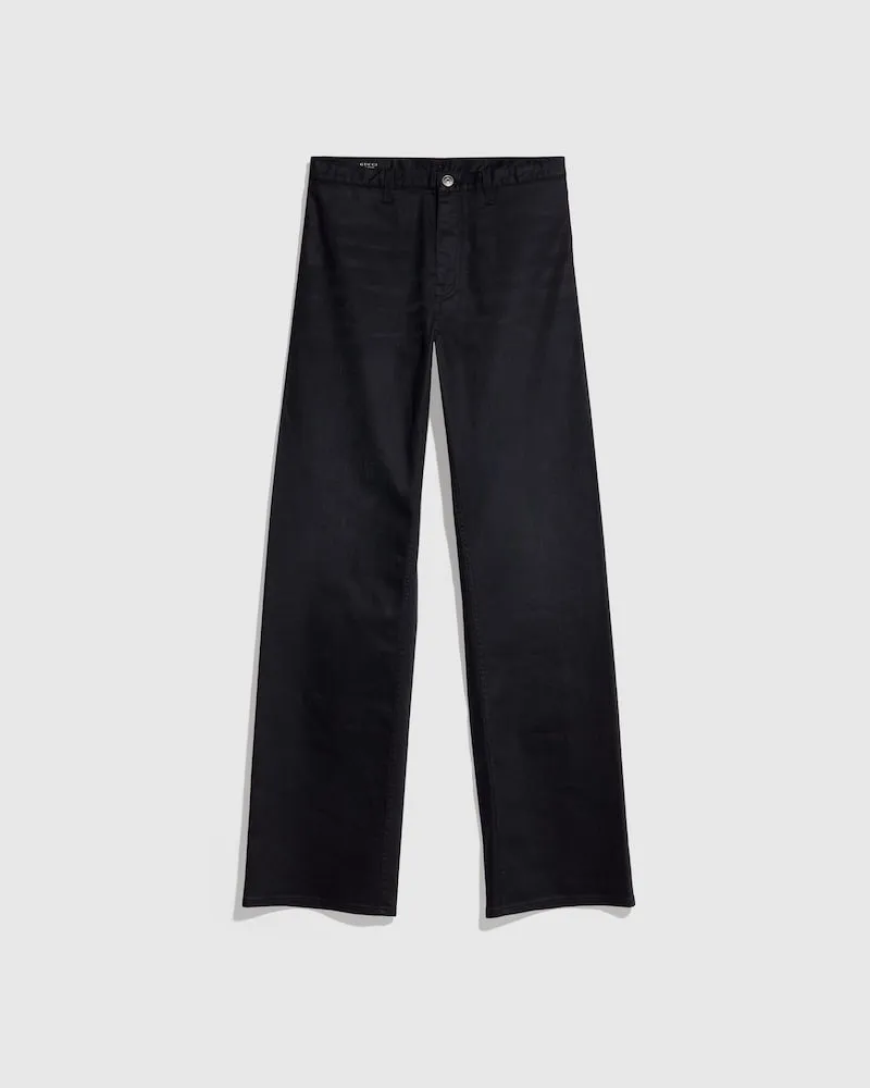 Gucci Hose aus Baumwoll-Denim, Größe Blau