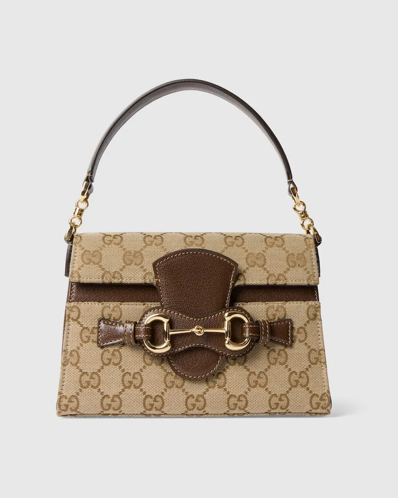 Gucci Horsebit Duomo Kleine Henkeltasche Beige