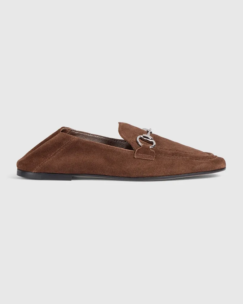 Gucci Jordaan Soft Damenloafer, Größe Braun