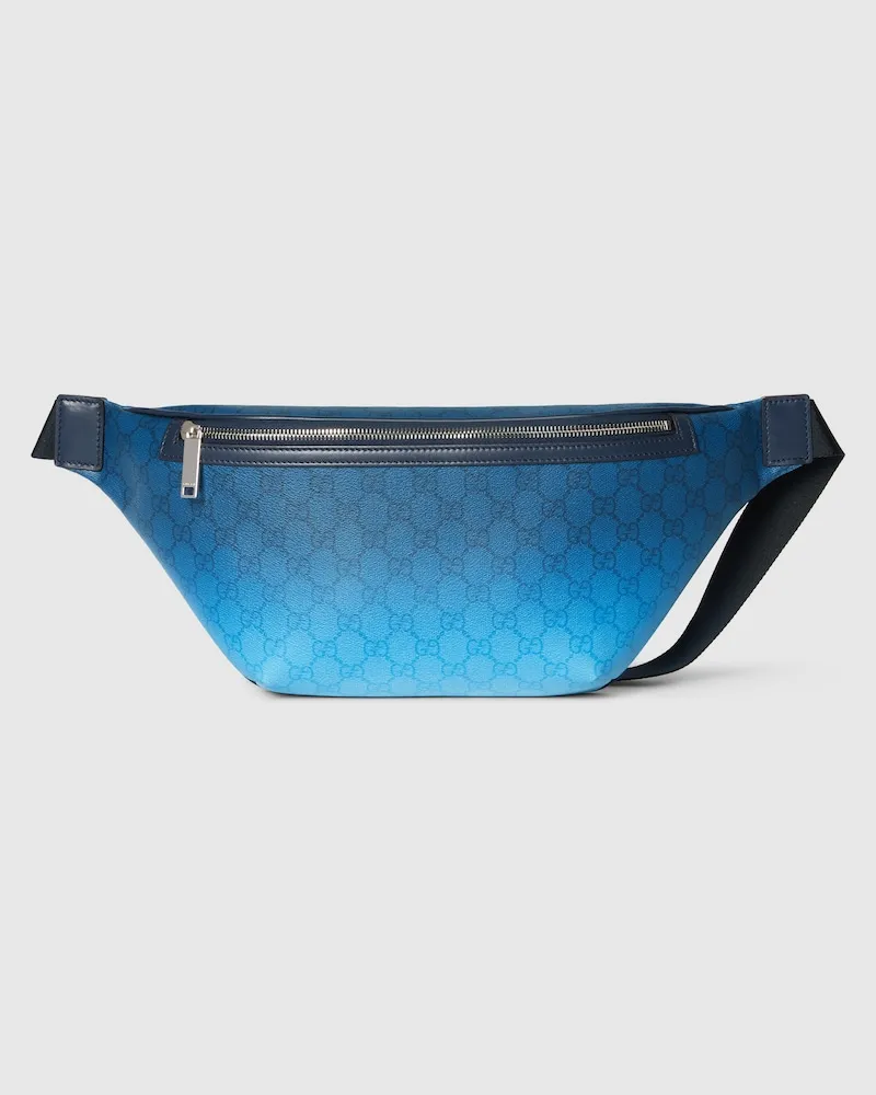 Gucci Große Chroma Gürteltasche, Größe 90 Blau